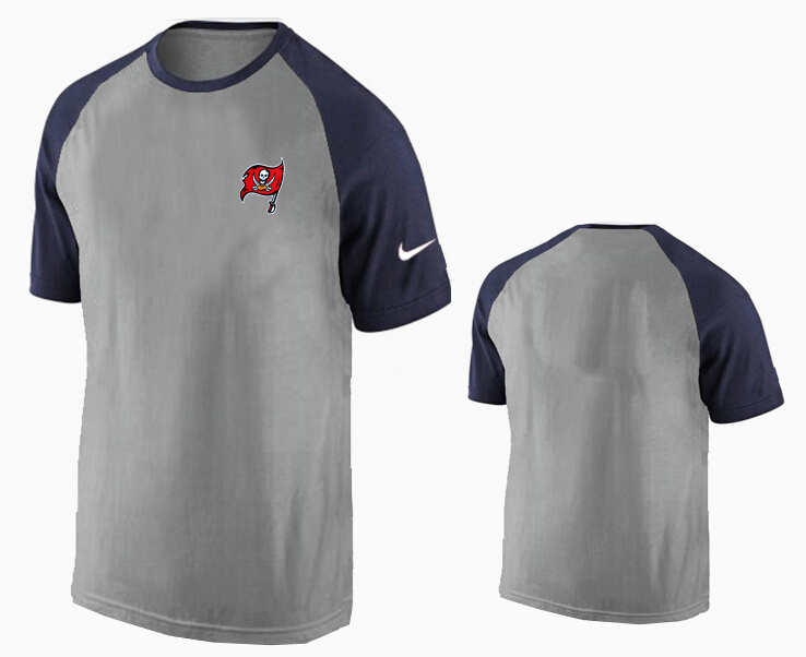 Nike Tampa Bay Buccaneers Ash Tri Big Play Raglan T Shirt Grey6