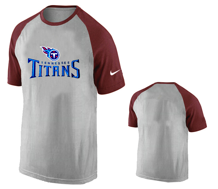 Nike Tennessee Titans Ash Tri Big Play Raglan T Shirt Grey7