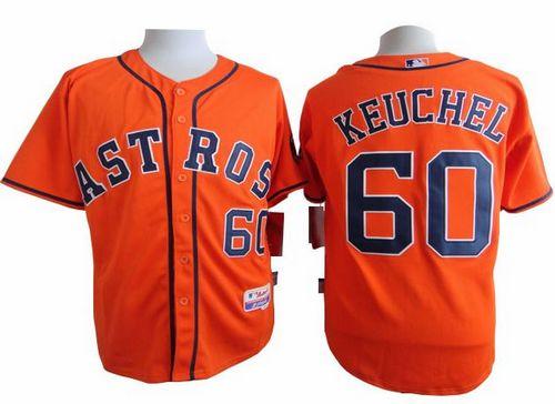 Astros 60 Keuchel Orange Cool Base Jersey