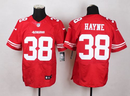 Nike 49ers 38 Jarryd Hayne Red Elite Jersey