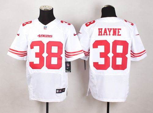 Nike 49ers 38 Jarryd Hayne White Elite Jersey