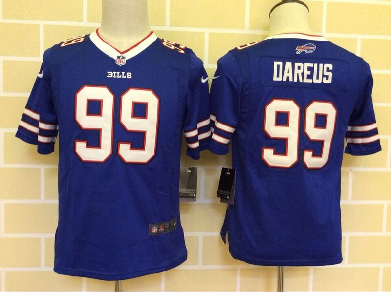 Nike Bills 99 Dareus Blue Youth Game Jersey - Click Image to Close