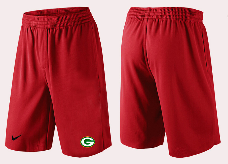 Nike NFL Packers Red Shorts2