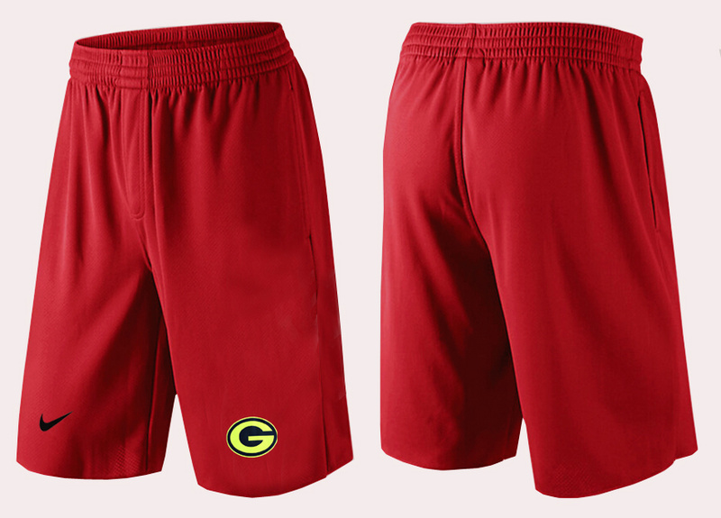 Nike NFL Packers Red Shorts4 - Click Image to Close