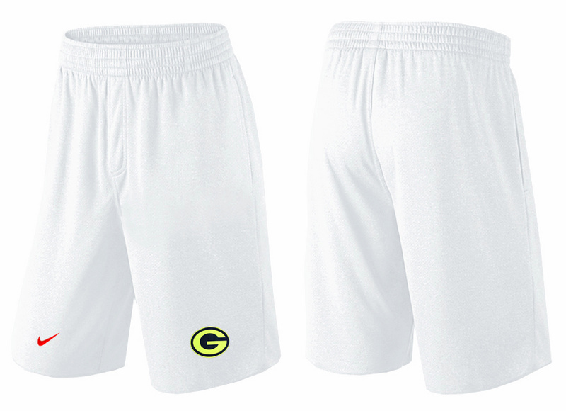 Nike NFL Packers White Shorts2
