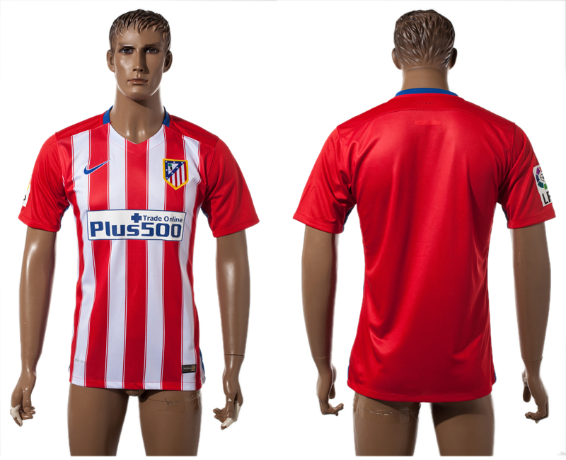 2015-16 Atletico Madrid Home Thailand Jersey