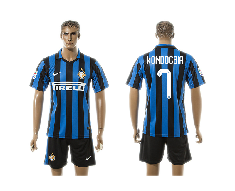 2015-16 Inter Milan 7 KONDOGBIA Home Jersey