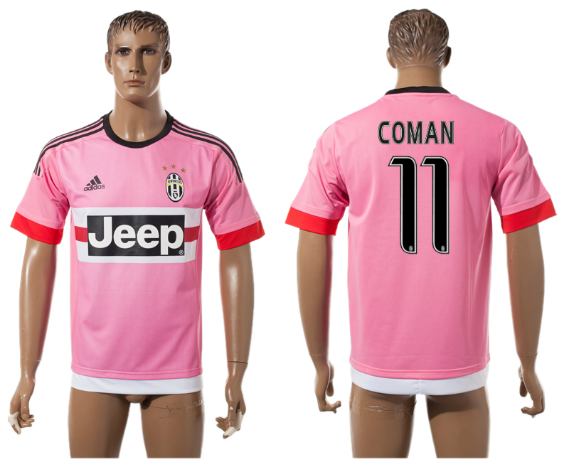 2015-16 Juventus 11 COMAN Away Thailand Jersey