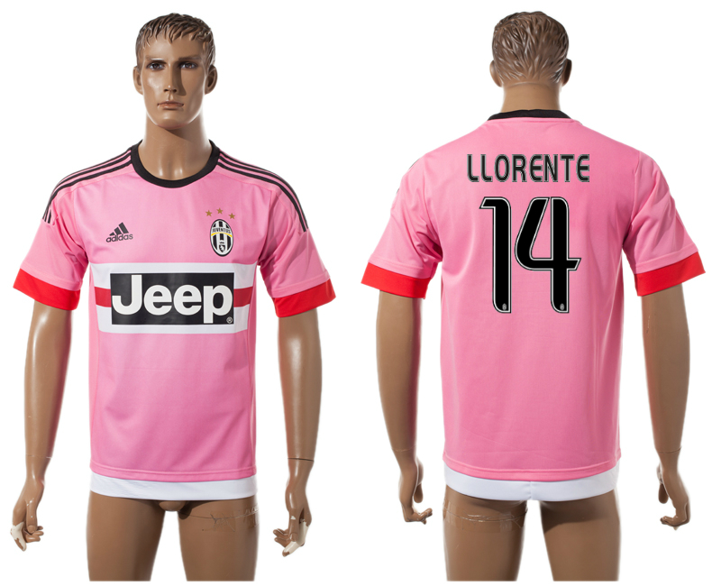 2015-16 Juventus 14 LLORENTE Away Thailand Jersey