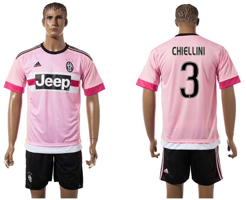 2015-16 Juventus 3 CHIELLINI Away Jersey