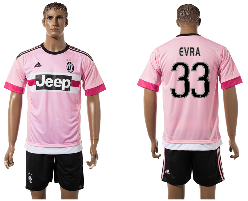 2015-16 Juventus 33 EVRA Away Jersey