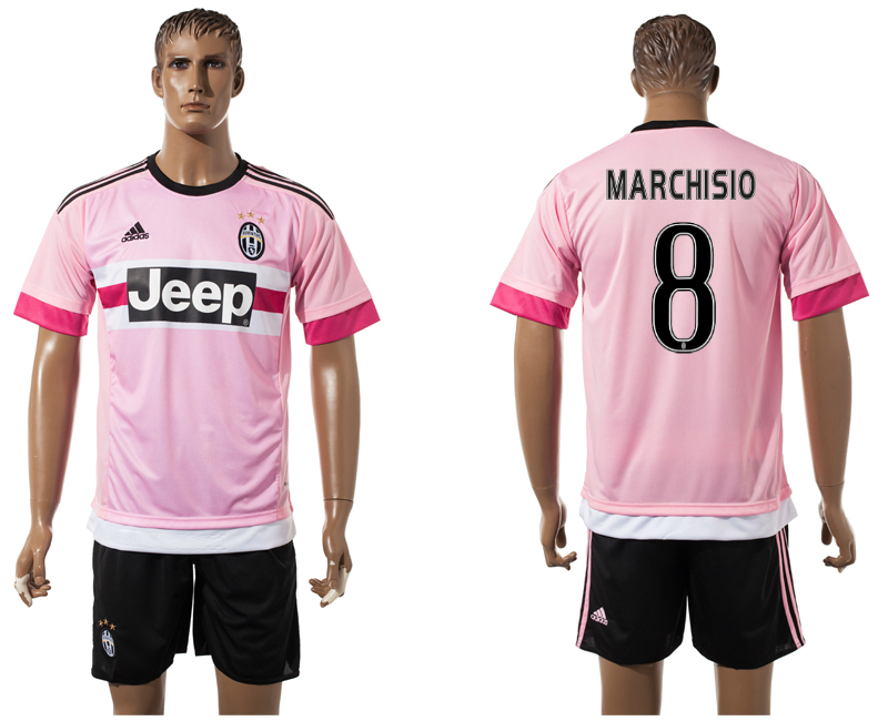 2015-16 Juventus 8 MARCHISIO Away Jersey