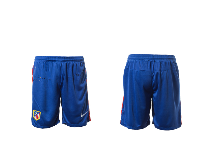 2015-16 Atletico Madrid Home Shorts - Click Image to Close