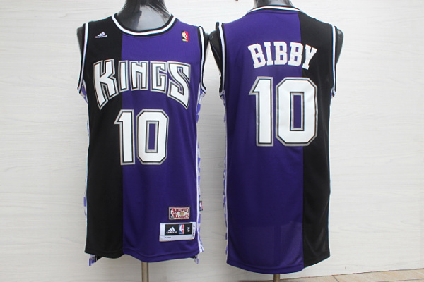Kings 10 Bibby Purple Hardwood Classics Jersey