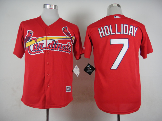 Cardinals 7 Holliday Red New Cool Base Jersey