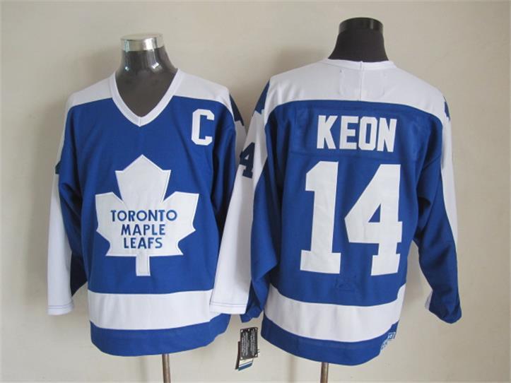 Maple Leafs 14 Keon Blue CCM Jersey