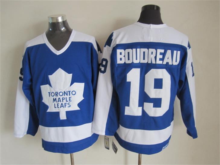 Maple Leafs 19 Boudreau Blue CCM Jersey