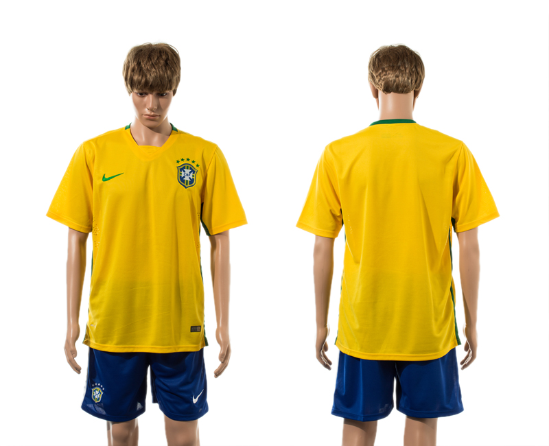 2015-16 Brazil Home Jersey