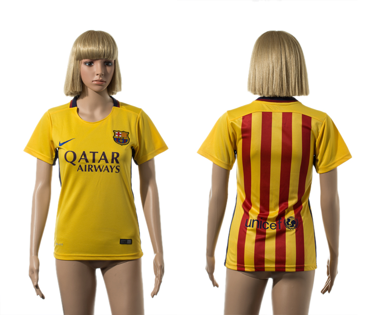 2015-16 Barcelona Away Women Jersey