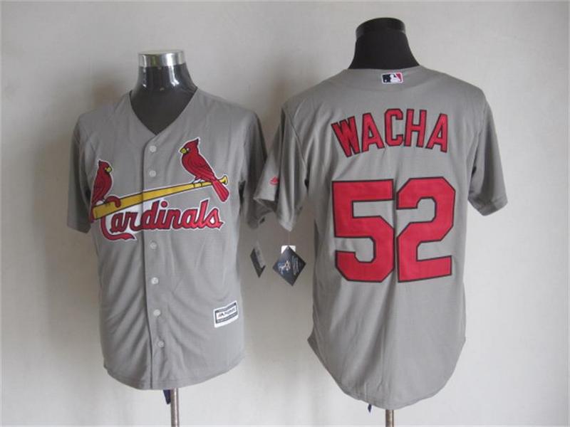 Cardinals 52 Michael Wacha Grey New Cool Base Jersey - Click Image to Close