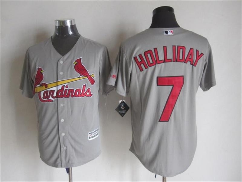Cardinals 7 Matt Holliday Grey New Cool Base Jersey