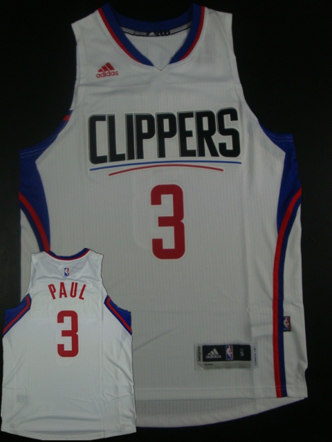 Clippers 3 Chris Paul White 2015 New Rev 30 Jersey (hot printed) - Click Image to Close