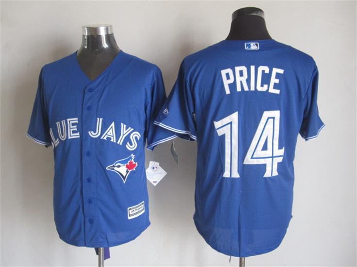 Blue Jays 14 David Price Blue New Cool Base Jersey - Click Image to Close