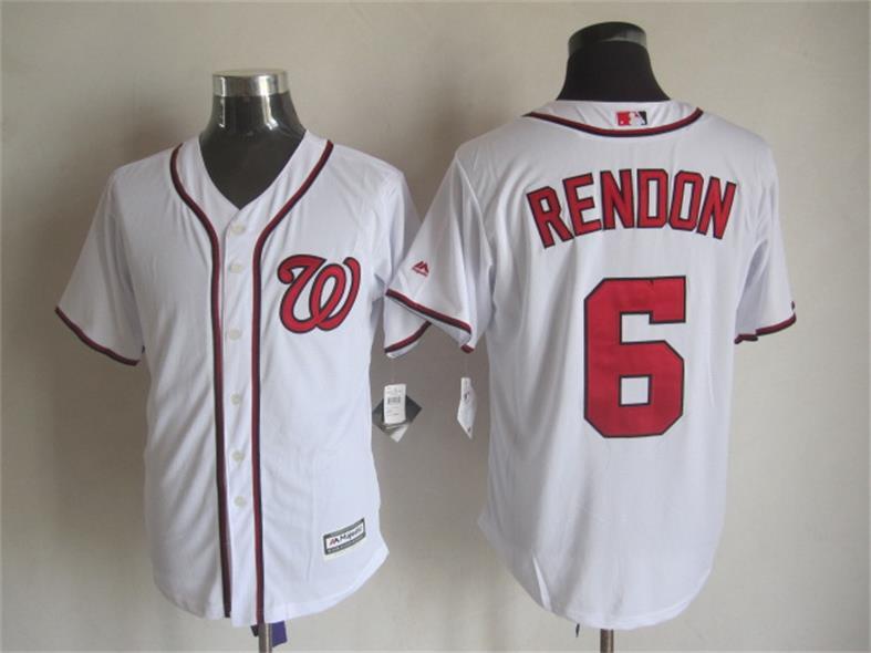 Nationals 6 Anthony Rendon White New Cool Base Jersey