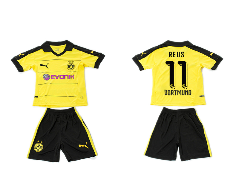 2015-16 Dortmund 11 REUS Home Youth Jersey