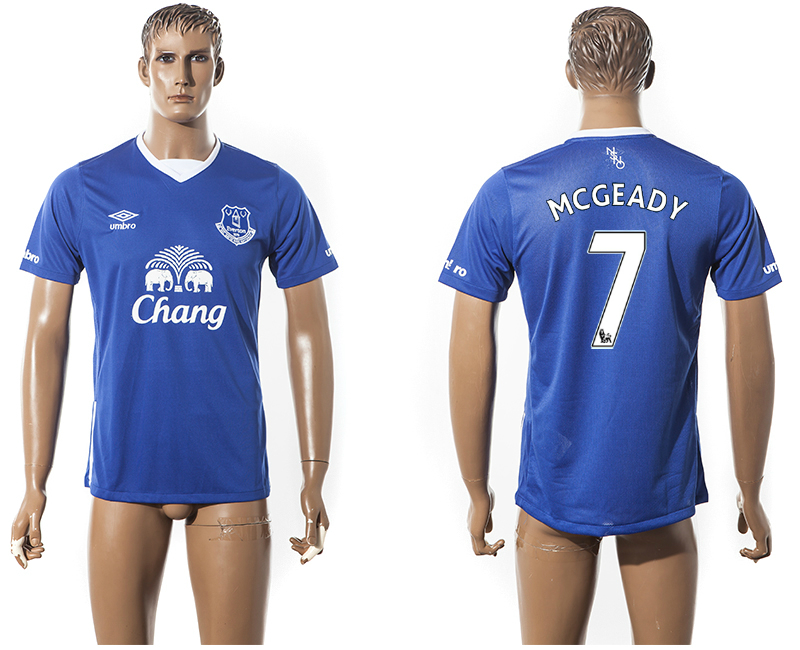 2015-16 Everton 7 MCGEADY Home Thailand Jersey