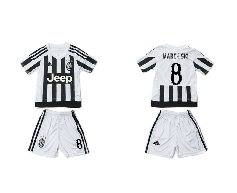 2015-16 Juventus 8 MARCHISIO Home Youth Jersey