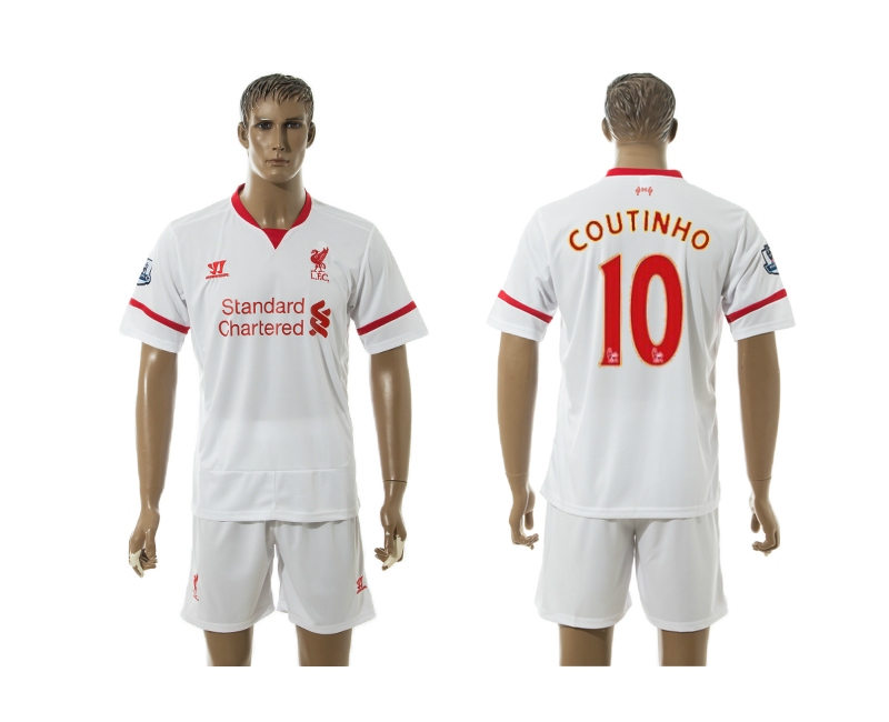 2015-16 Liverpool 10 COUTINHO Away Jersey