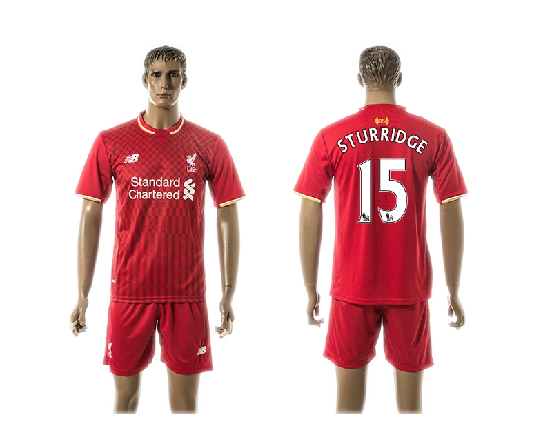 2015-16 Liverpool 15 STURRIDGE Home Jersey