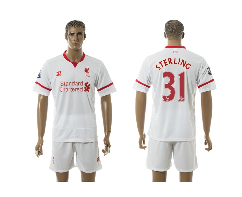 2015-16 Liverpool 31 STERLING Away Jersey