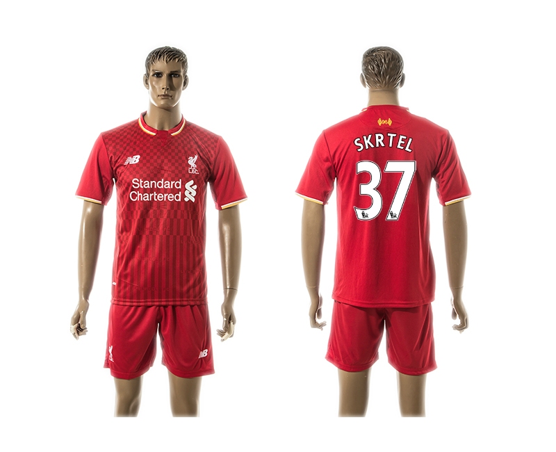2015-16 Liverpool 37 SKRTEL Home Jersey