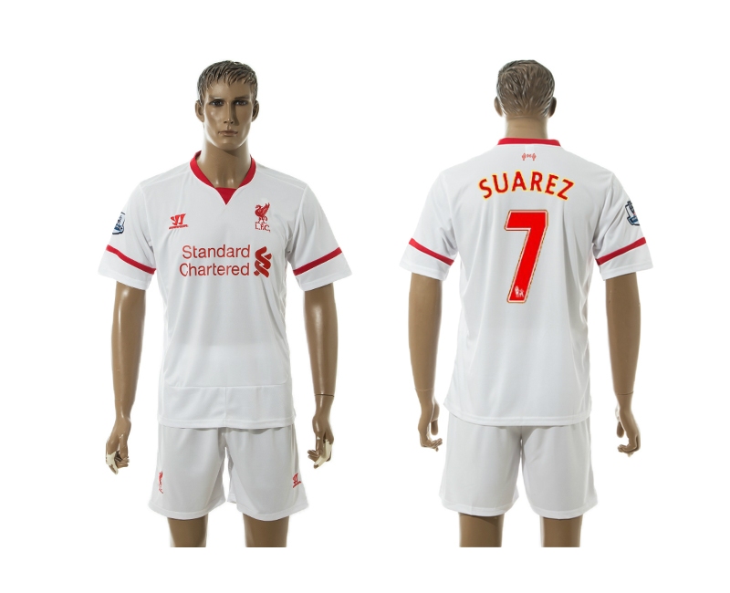 2015-16 Liverpool 7 SUAREZ Away Jersey