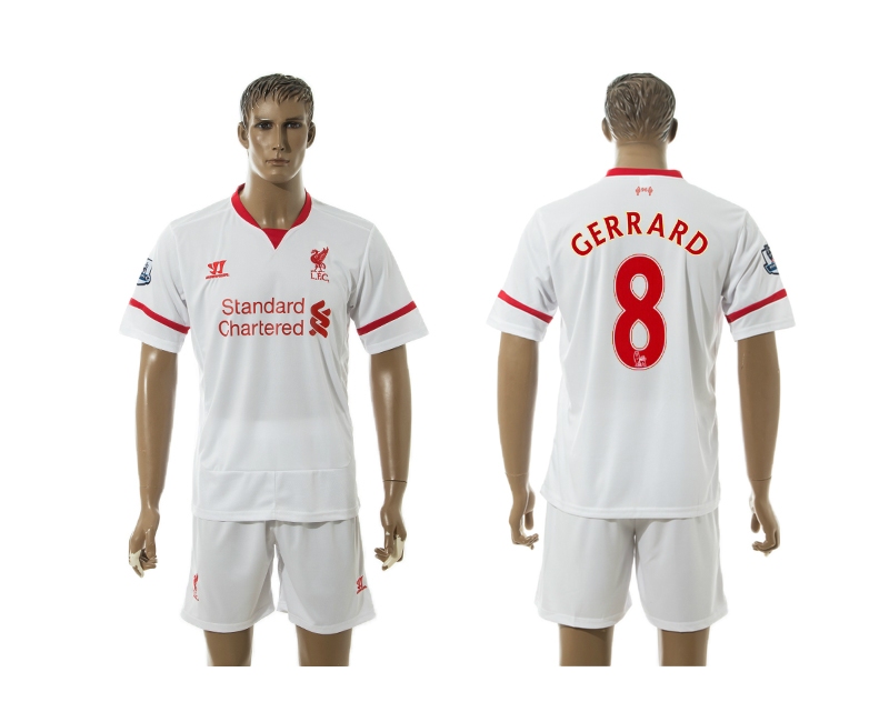 2015-16 Liverpool 8 GERRARD Away Jersey