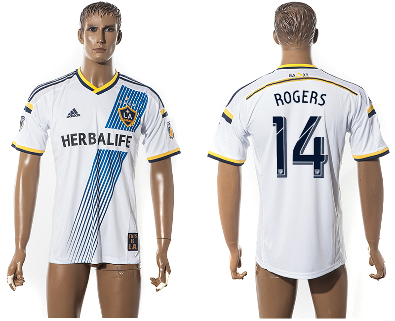 2015-16 Los Angeles Galaxy 14 ROGERS Home Thailand Jersey