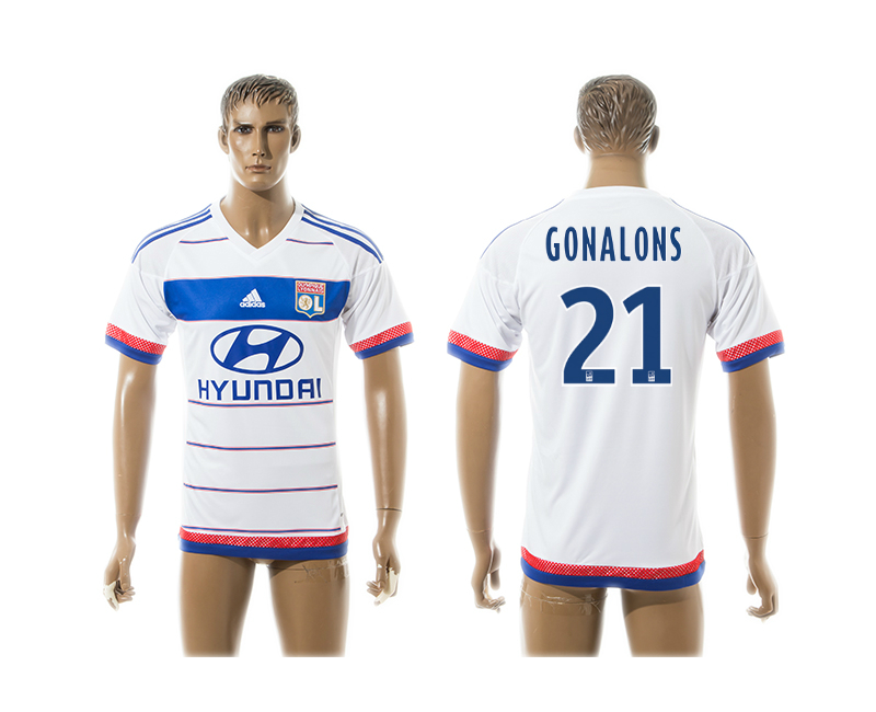 2015-16 Lyon 21 GONALONS Home Thailand Jersey