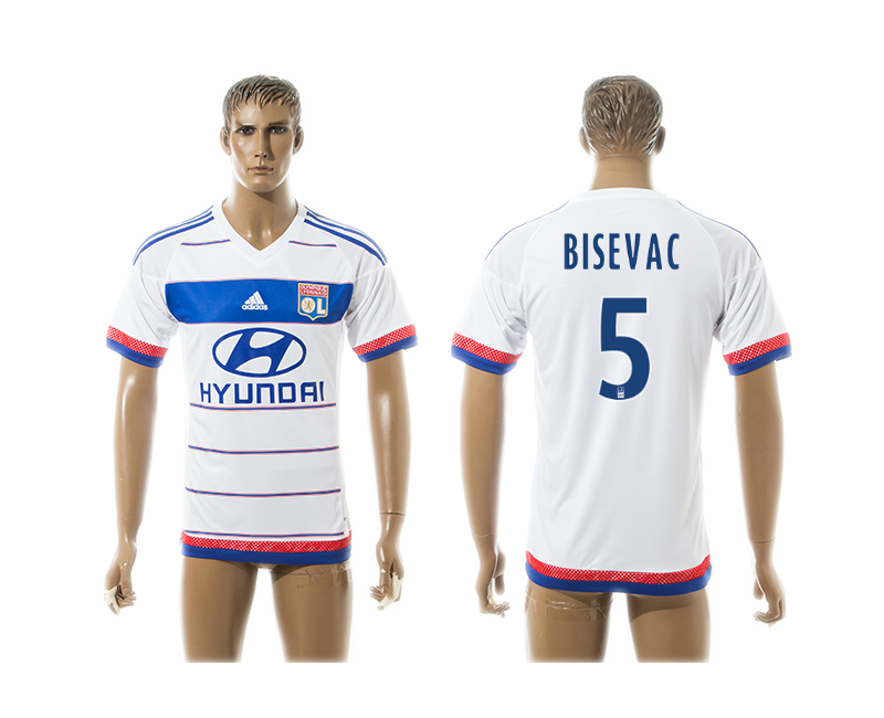 2015-16 Lyon 5 BISEVAC Home Thailand Jersey