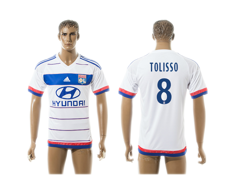 2015-16 Lyon 8 TOLISSO Home Thailand Jersey
