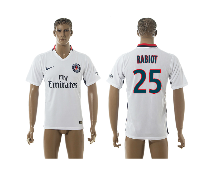 2015-16 Paris Saint-Germain 25 RABIOT Away Thailand Jersey