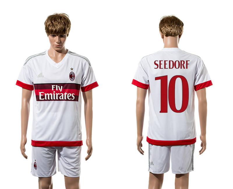 2015-16 AC Milan 10 SEEDORF Away Jersey
