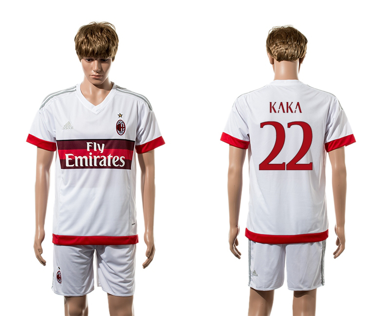 2015-16 AC Milan 22 KAKA Away Jersey