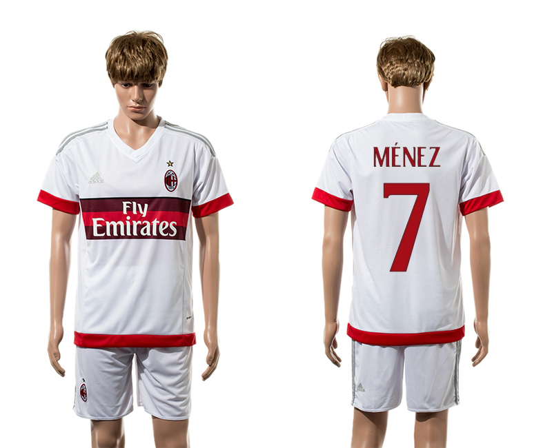 2015-16 AC Milan 7 MENEZ Away Jersey