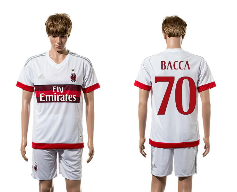 2015-16 AC Milan 70 BACCA Away Jersey