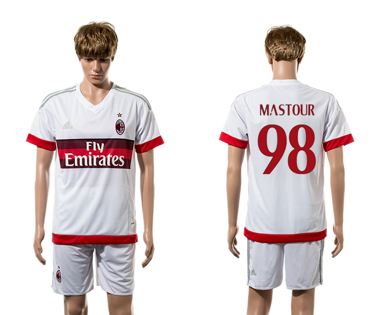2015-16 AC Milan 98 MASTOUR Away Jersey