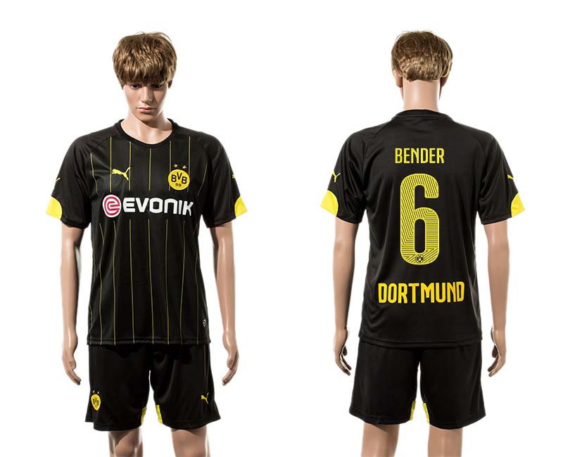 2015-16 Dortmund 6 BENDER Away Jersey