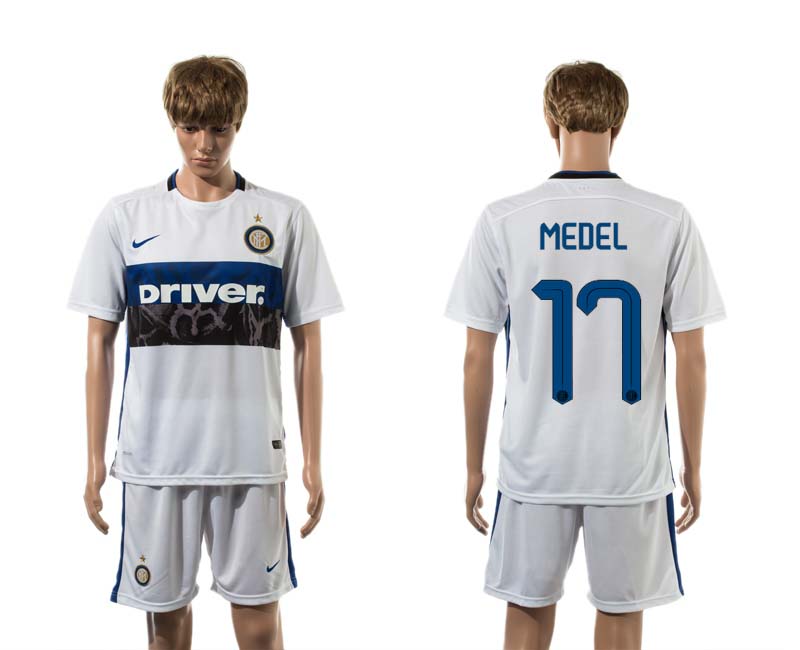 2015-16 Inter Milan 17 MEDEL Away Jersey