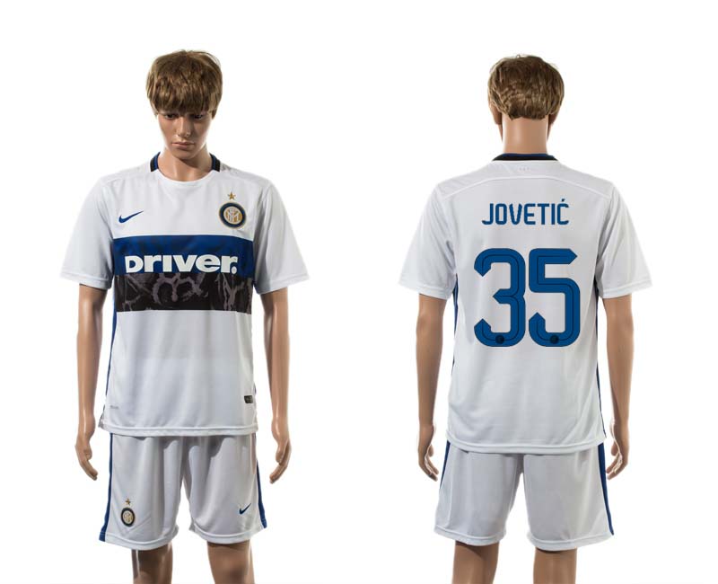 2015-16 Inter Milan 35 JOVETIC Away Jersey